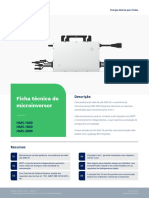 4 - Certificado de Registro Inmetro e Folha de Dados Dos Inversores