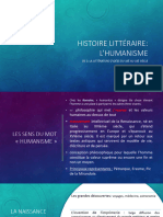 Histoire Litteraire Humanisme