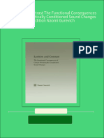 Lenition and Contrast The Functional Consequences of Certain Phonetically Conditioned Sound Changes 1st Edition Naomi Gurevich
