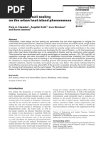 The Effect of Soil Sealing On The Urban Heat Island Phenomenon - Fokaides2016