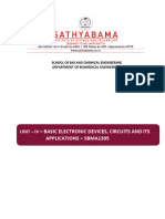 Sbma1305 Basic Electronic Devices and Circuits Unit 4