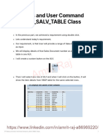 PF Status and User Command Using CL - SALV - TABLE Class 1