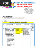 3° Sesión Día 2 Rel Conocemos A Los Santos Amigos de Jesús