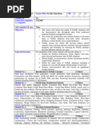 Course Code: Course Title: TPC Version No. Course Pre-Requisites/ Co-Requisites Anti-Requisites (If Any) - Objectives