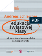 Schleicher A. Jak Kształtować Systemy Szkolne Na Miarę XXI Wieku