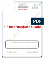 Final Revision Worksheets - 3rd Intermediate Grade - 1st Term