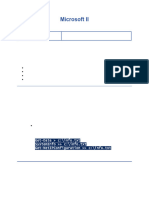 MSII Initial Configurations