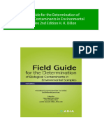 (FREE PDF Sample) Field Guide For The Determination of Biological Contaminants in Environmental Samples 2nd Edition H. K. Dillon Ebooks