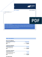 Return On Investment ROI