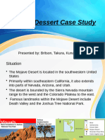 Mojave Dessert Case Study