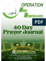 Prayer Journal Fast Forward