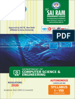 CSE Syllabus Sairam