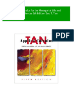 PDF Applied Calculus For The Managerial Life and Social Sciences 5th Edition Soo T. Tan Download