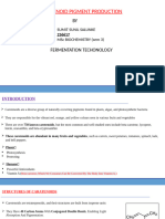 Cararenoid Pigment Production