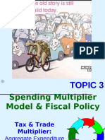 Topic 3 - Fiscal Policy & Spending Multiplier