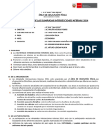 Plan de Trabajo Olimpiadas 2024 - I.E. 2026 - SAN DIEGO-03-07-24