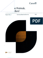 Soils of The Avaion Peninsula, Newfoundland - 1983