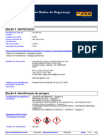 FDS - Ficha Com Dados de Segurança: Seção 1. Identificação Solvalitt Alu