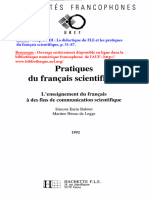 1992 Pratiques Frcs SC EXTRAIT 2 51 87 EurinBalmet Henano Legge AUPELF UREF