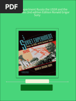 The Soviet Experiment Russia The USSR and The Successor States 2nd Edition Edition Ronald Grigor Suny 2024 Scribd Download