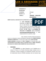 Demanda de Reduccion de Alimentos Alex 2023