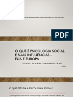 O Que É Psicologia Social P