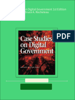 Case Studies On Digital Government 1st Edition Bruce A. Rocheleau All Chapter Instant Download