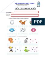 Evaluación de Comunicación