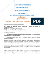 Formas de Controle de Constitucionalidade Preventivo e Repressivo