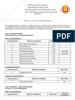 Serviço Público Federal Ministério Da Educação Universidade Federal Do Rio Grande - Furg Progep/Ddp - Diretoria de Desenvolvimento de Pessoas