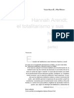 Aguirre, V., & Malishev, M. (2011) - Hannah Arendt. El Autoritarismo y Sus Horrores (Primera Parte) - La Colmena, 5-17.