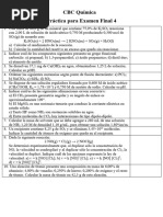 CBC Química - Práctica para Examen Final 4