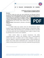 Piaget - Wigotsky e Wallon - Contribuições No Cenário Educacional