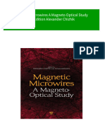 Get Magnetic Microwires A Magneto Optical Study 1st Edition Alexander Chizhik Free All Chapters