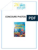 Presentation Et Reglement Concours Photos 2025 (26ème Salon de La Plongée)