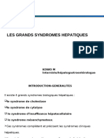 Les Grands Syndromes Hepatiques