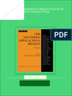 Where Can Buy The Southern Appalachian Region A Survey 1st Edition Thomas R. Ford Ebook With Cheap Price