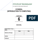 (M5-Technical2) Software (Ms Excel)