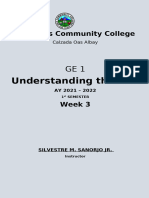 UNDERSTANDING THE SELF - WK 3