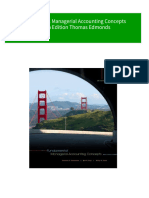 Instant Ebooks Textbook Fundamental Managerial Accounting Concepts Fourth Edition Thomas Edmonds Download All Chapters