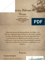 Fenicíos, Hebreus e Persas - 6º Ano