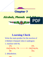 Alcohols, Phenols and Ethers Chapter7-8