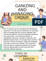 Organizing AND Managing Group