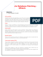 Patching Activity - Opatch