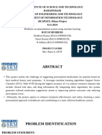 Batch C03 Medicine Recommendation System Using Machine Learning