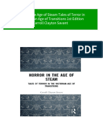 Horror in The Age of Steam Tales of Terror in The Victorian Age of Transitions 1st Edition Carroll Clayton Savant All Chapter Instant Download