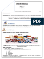 DLP 4.2 Medicines As Health Products HEALTH 6