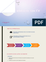 Élaborer Un CV