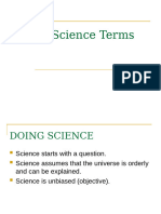 Basic Science Terms