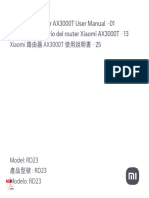 Xiaomi AX3000T Manual